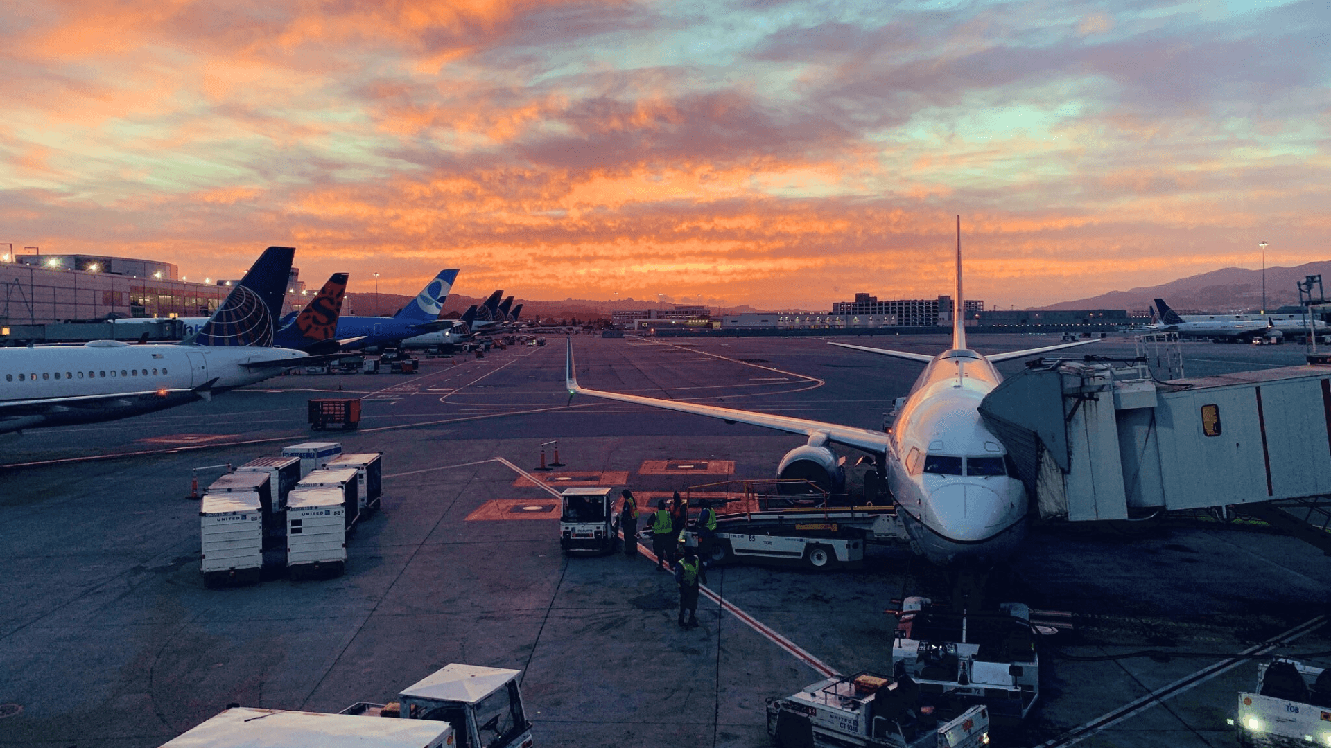 Airport lounges and terminals
