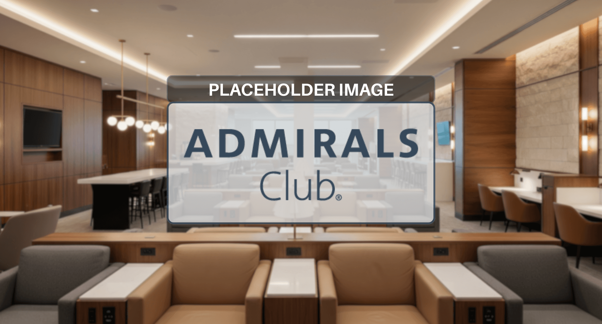 Admirals Club at ORD — Terminal Terminal 3 lounge interior